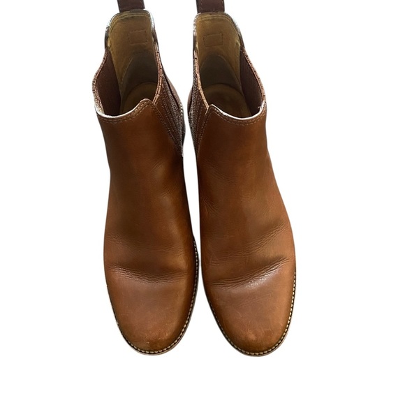 Madewell The Ainsley Chelsea brown leather boots - Picture 2 of 11